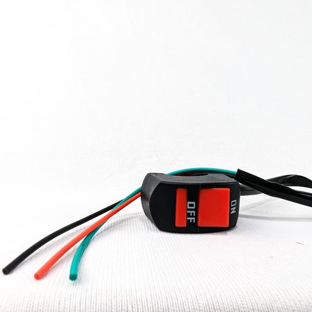 Universal Handlebar mount 3 Wire On Off switch