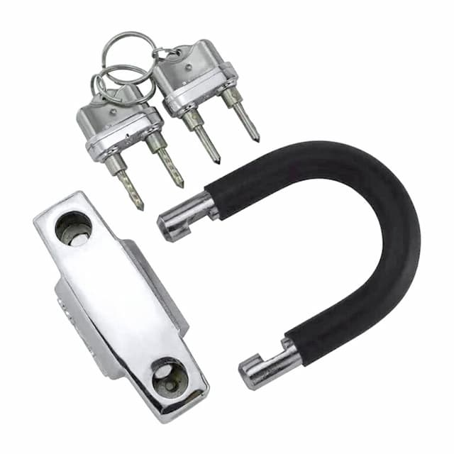 Anti Theft Double Lock Cylinder Bicycle U Lock and Motorcycle Electric Bicycle 2keys
