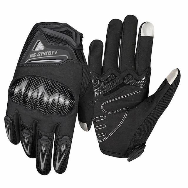 RS SPURTT Motorcycle Riding Gloves – Premium Protection + Comfort